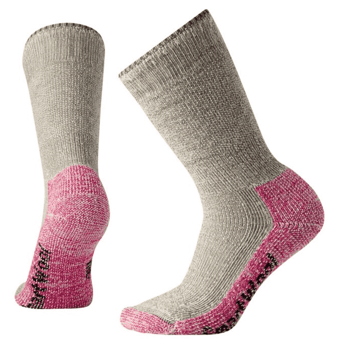 Women's Mountaineering Heavy Crew - Taupe Pink M