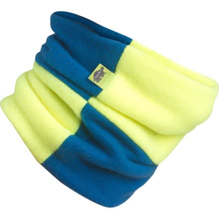 Youth Original Turtle Fur Rubix Neck Gaiter - Yellow Blue