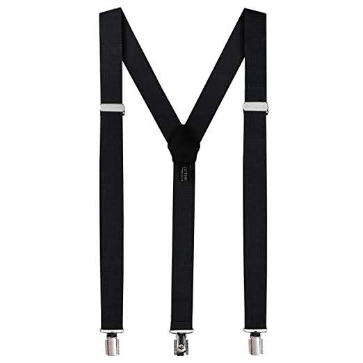 Suspenders Black OSFA