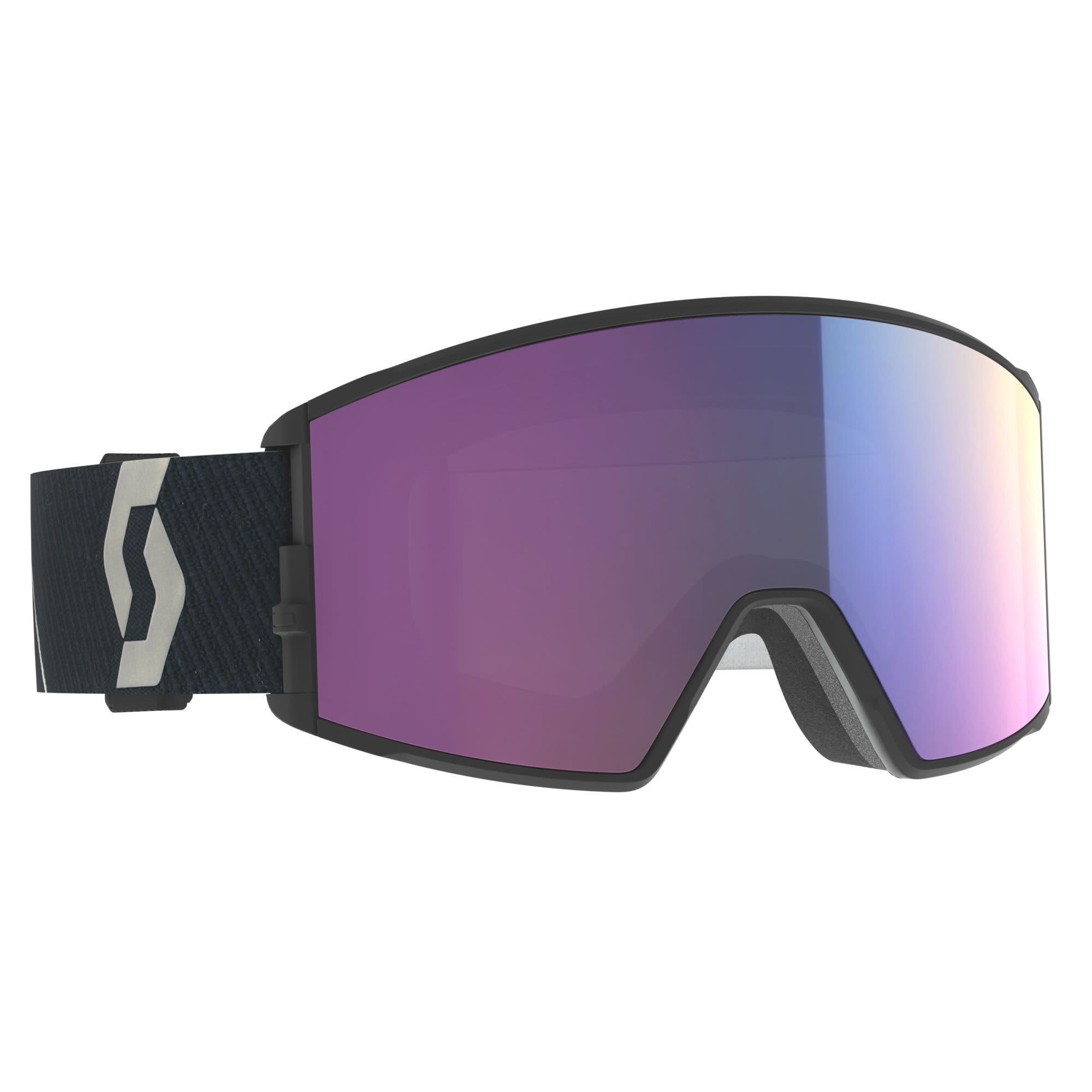React Goggle Mountain Black W23