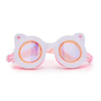 Glam-Purr Swim Goggles - Powder Purr