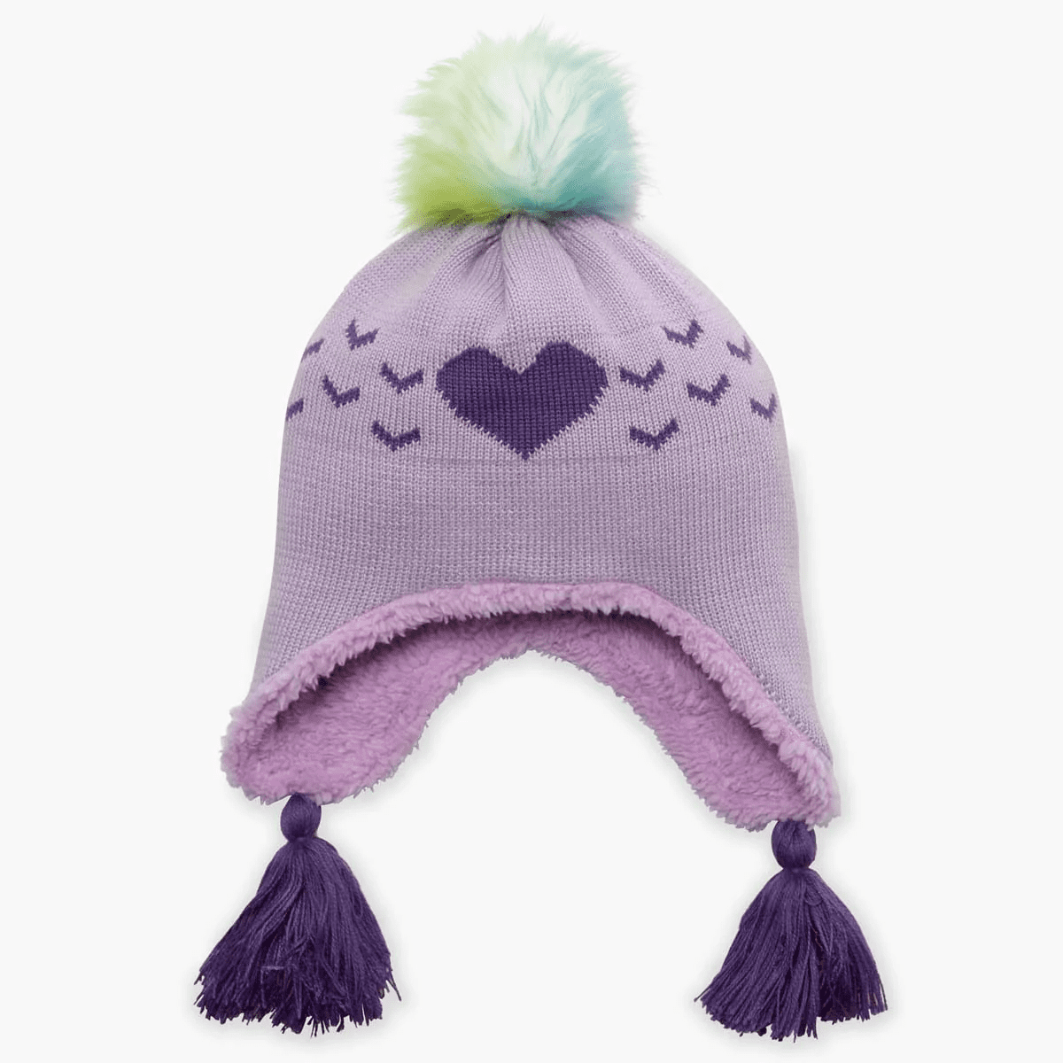 Toddler Sophie Faux Fur Pom - Iris