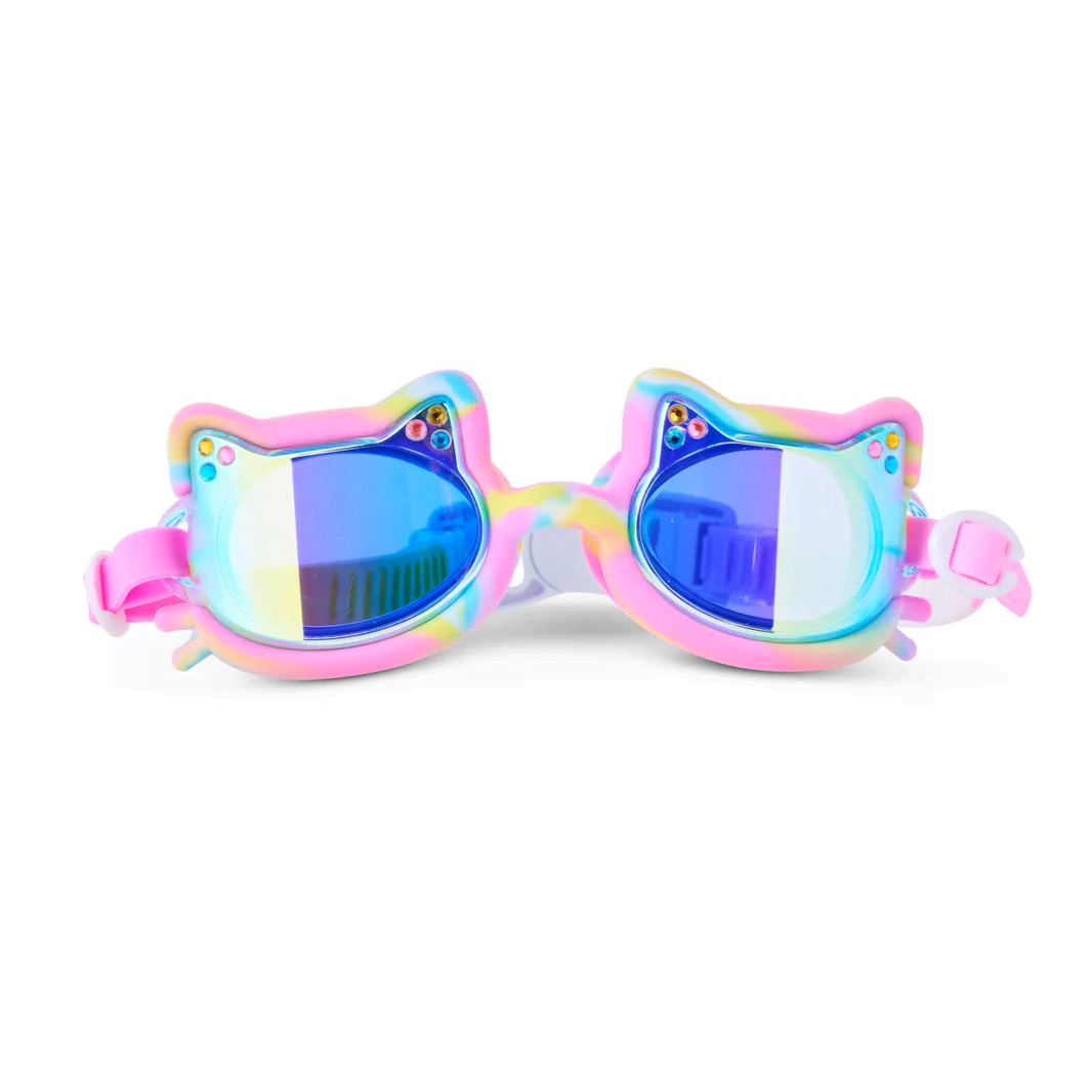 Tye Dye Tabby Swim Goggles – Meowberry Breeze