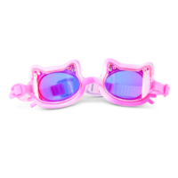 Tye Dye Tabby Swim Goggles - Pawberry Milk