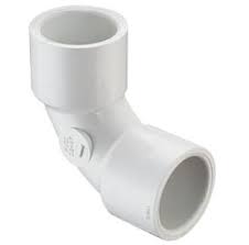 Sweep Elbow – 2″ Socket White – 90 Degree Standard Short