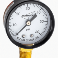Poly Pressure Gauge - 60#
